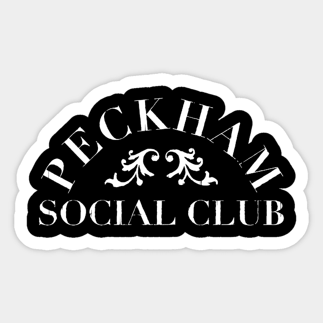 Peckham Social Club Sticker by Stupiditee